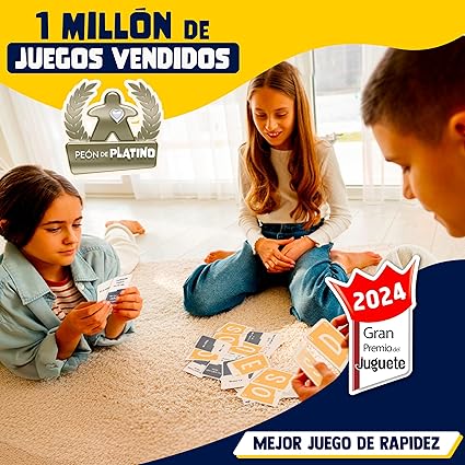 Quick Stop - Juegos de Mesa Dinámico y Divertido para Familia y Amigos - Gran Premio del Juguete 2024 - Versión Entretenida del Juego Stop - Regalo Original - Español - Imagen 3