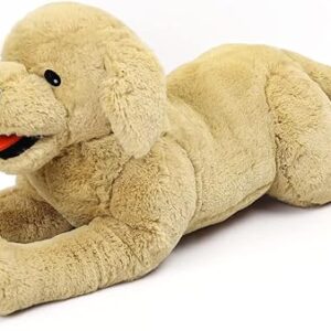 Peluche de perro Golden Retriever suave y realista para niños
